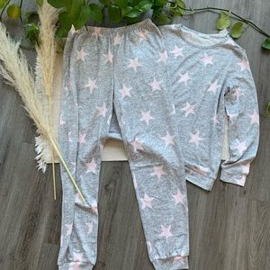 Ekouaer Pajama Set with Stars
